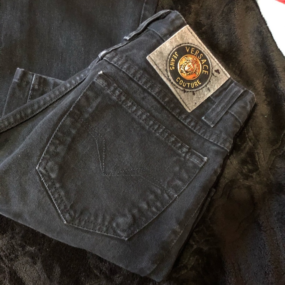 Vintage Versace black jeans
